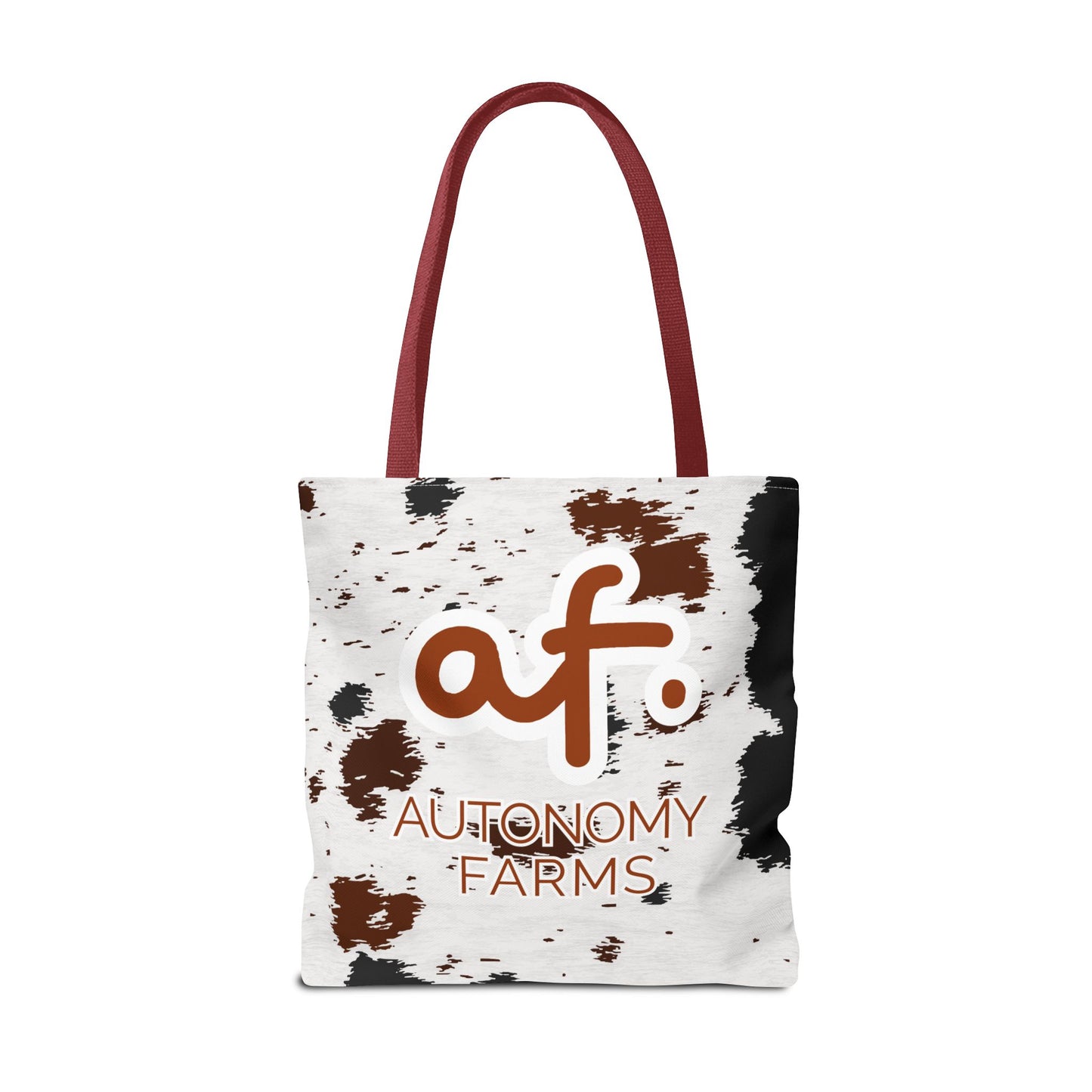 Santa Monica Farmers Market Cow Print Tote Bag