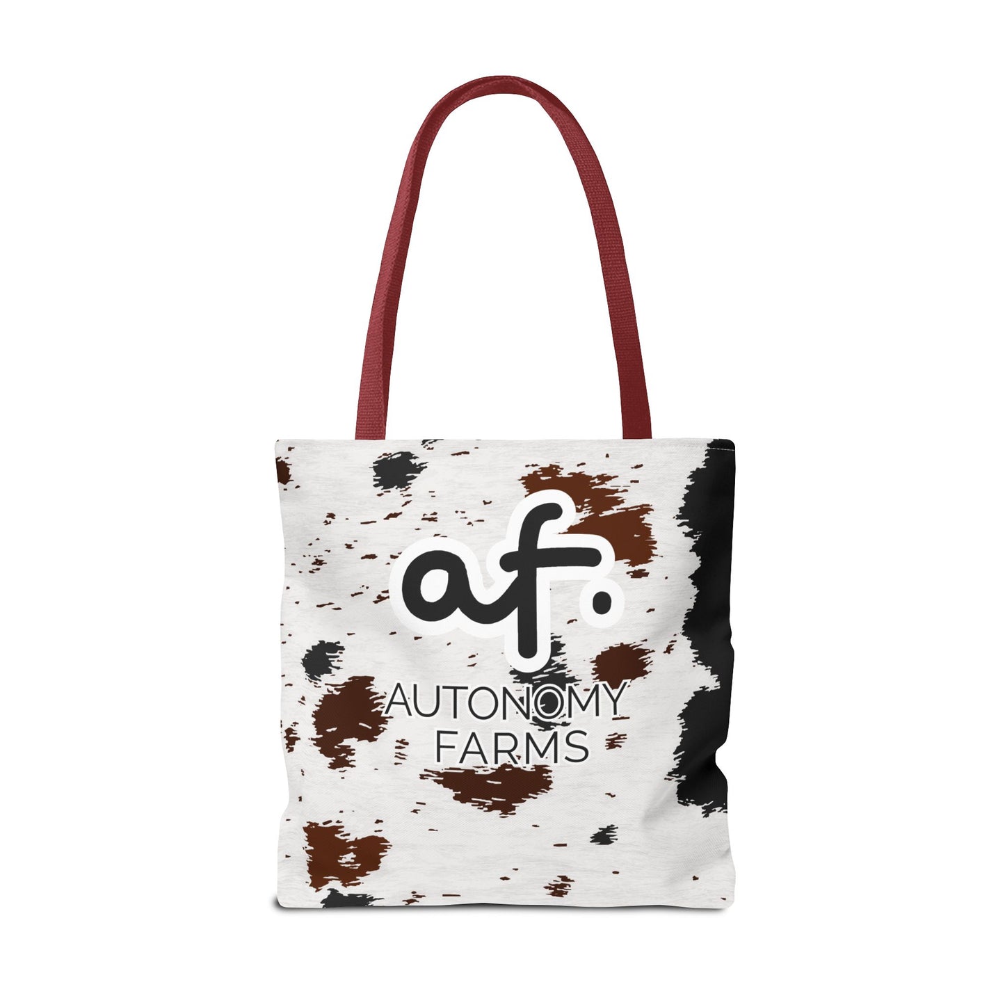 Hollywood Farmers Market Cow Print Tote Bag