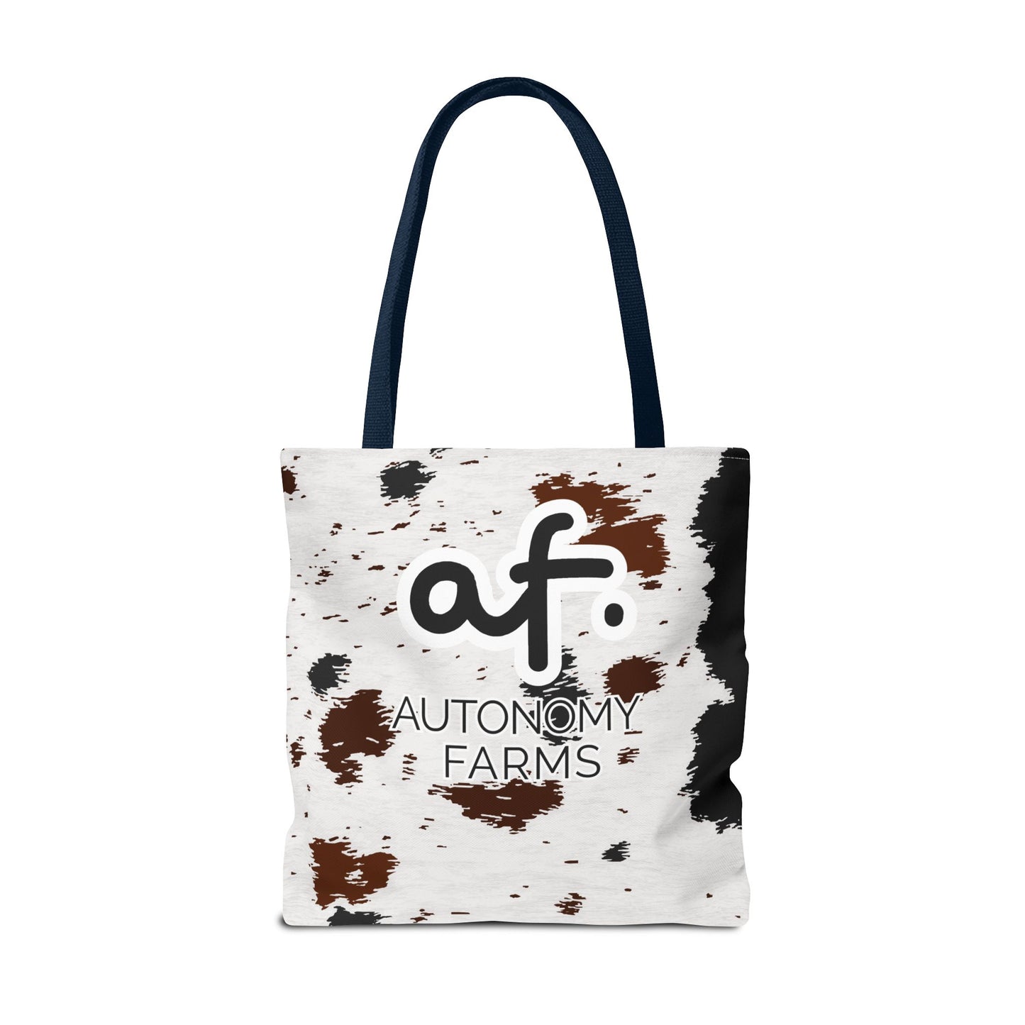 Hollywood Farmers Market Cow Print Tote Bag