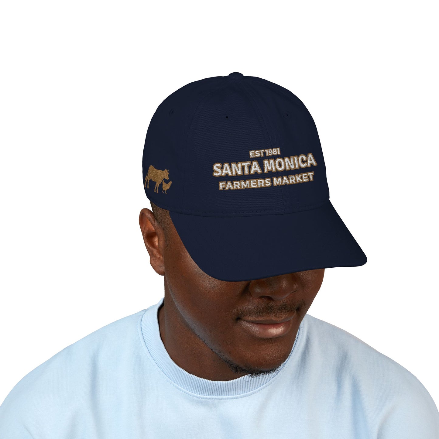 Santa Monica Farmers Market Embroidered Baseball Cap
