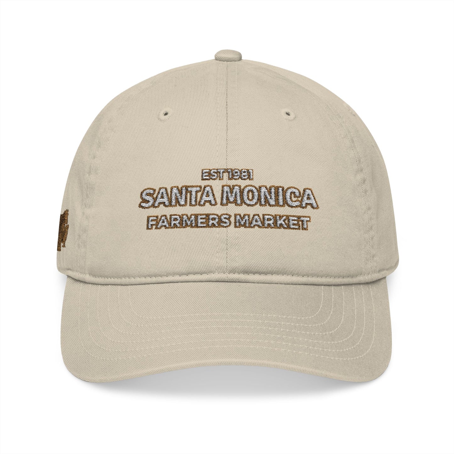 Santa Monica Farmers Market Embroidered Baseball Cap