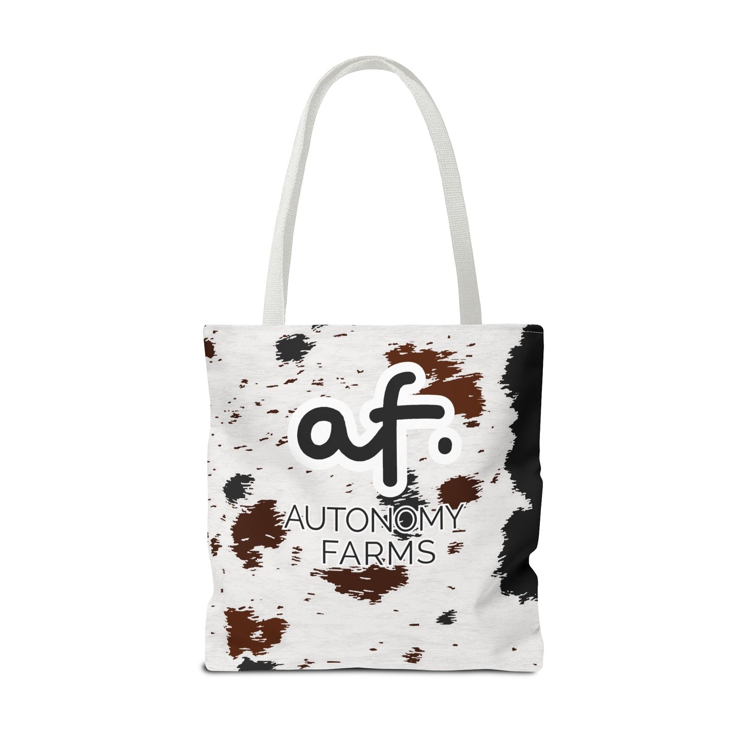 Hollywood Farmers Market Cow Print Tote Bag