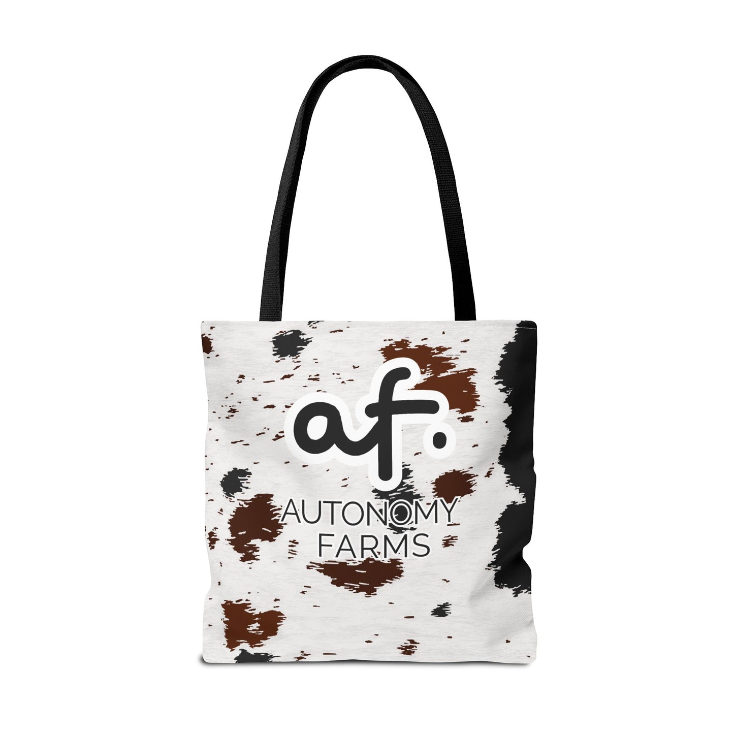 Hollywood Farmers Market Cow Print Tote Bag