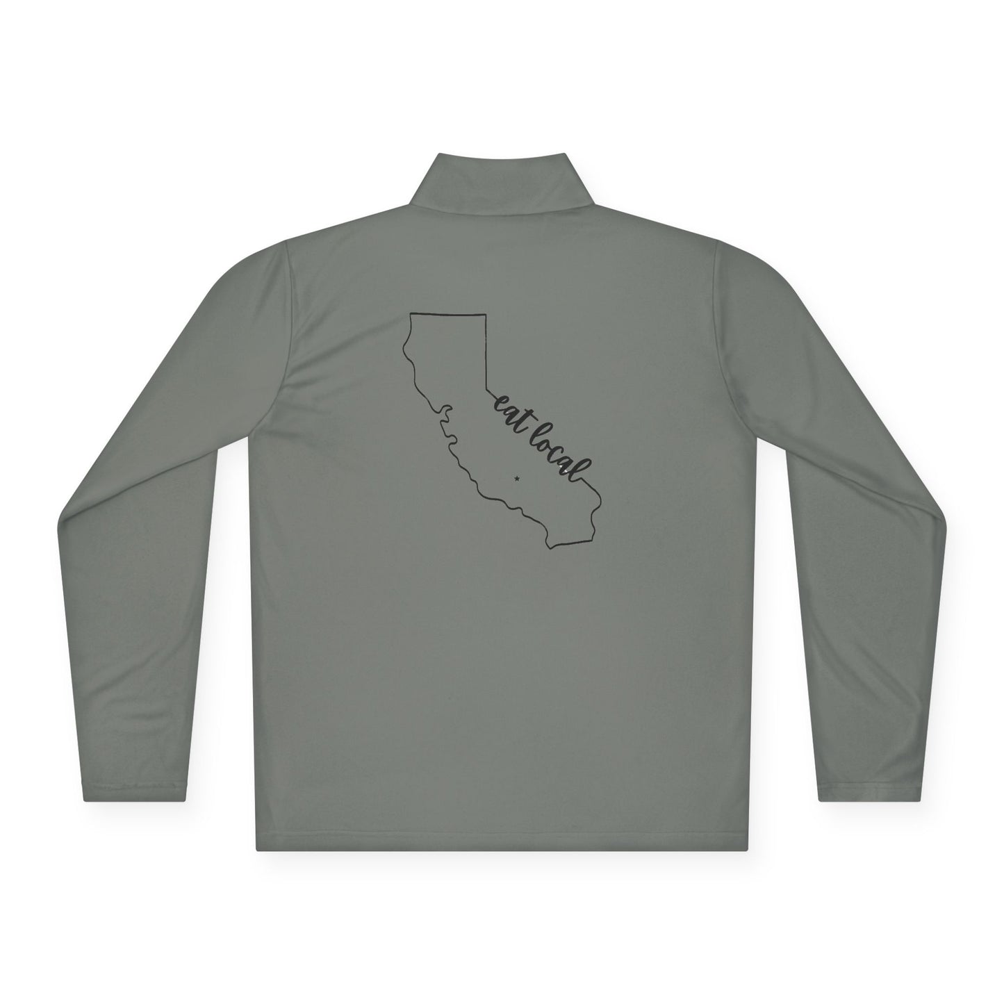 Autonomy Farms Eat Local Unisex Quarter-Zip Pullover