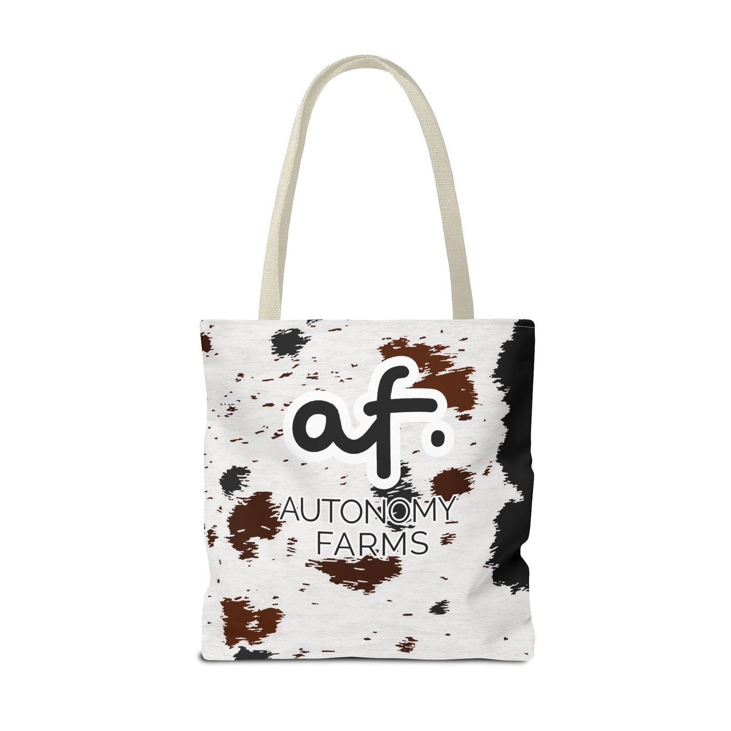 Hollywood Farmers Market Cow Print Tote Bag