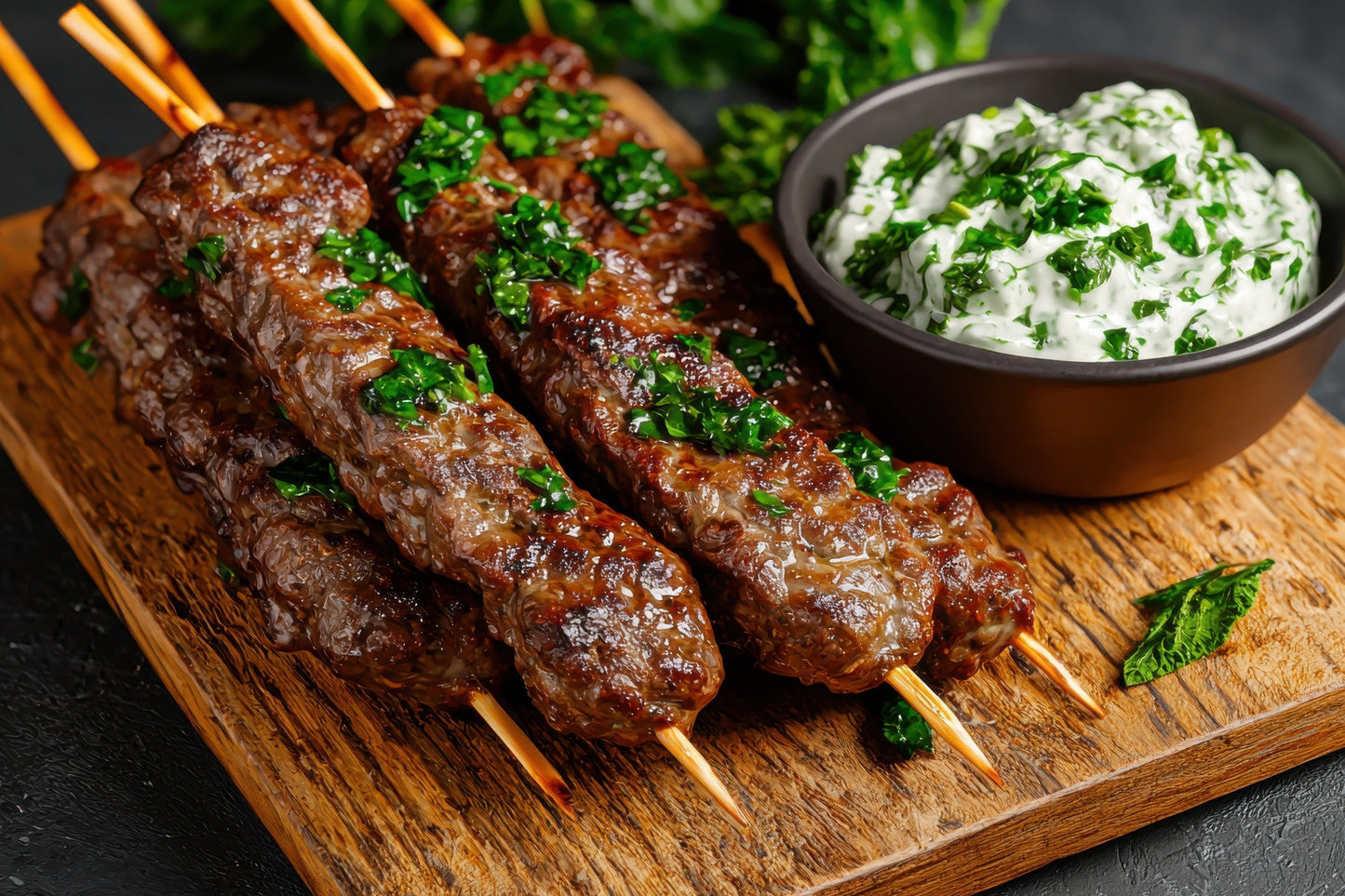 Ground lamb with spices