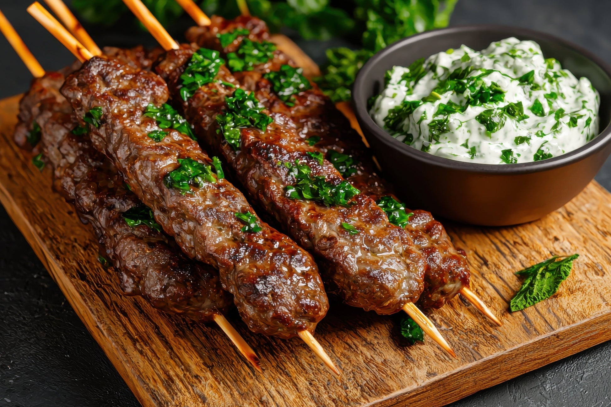 Ground lamb with spices