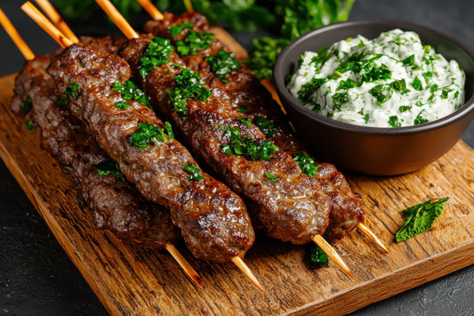 Ground lamb with spices
